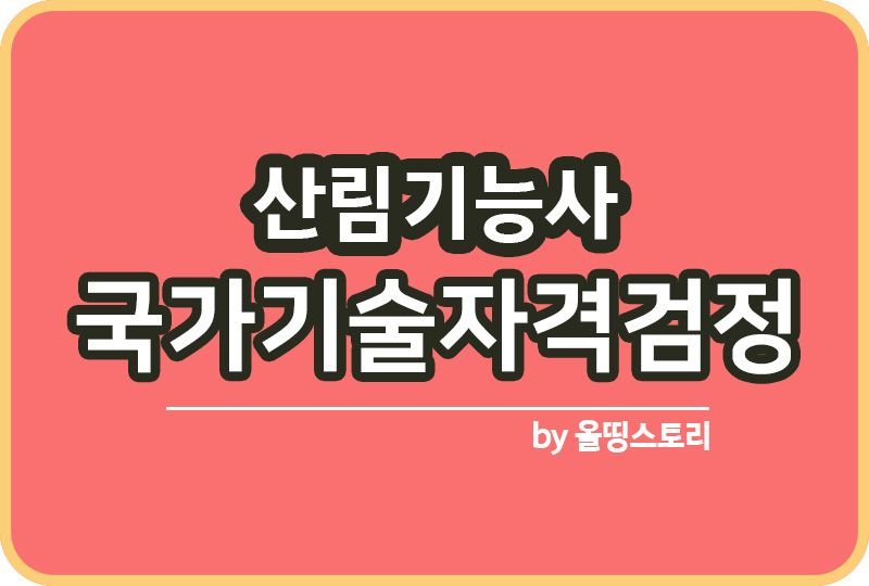 산림기능사 필기 취업률 기출 합격방법 전망 연봉_썸네일