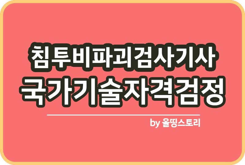 침투비파괴검사기사 시험일정 연봉 진로 전망_썸네일