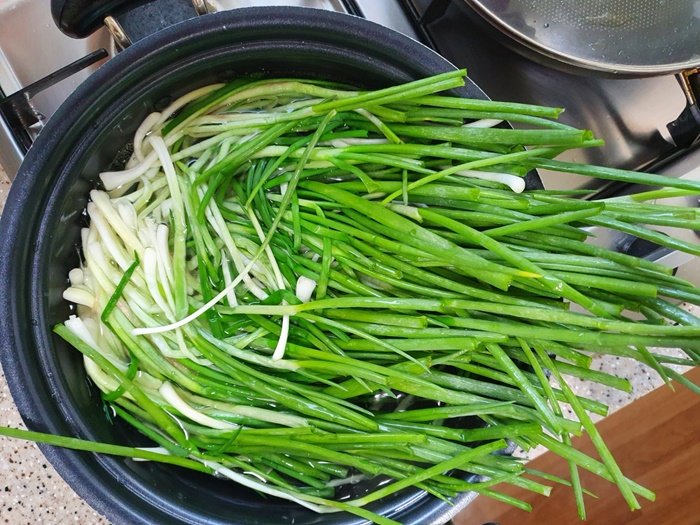 김파무침 만드는방법 간단반찬 김자반파무침_2