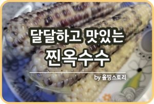 찰옥수수 삶는방법 옥수수 삶는시간 찰옥수수_썸네일