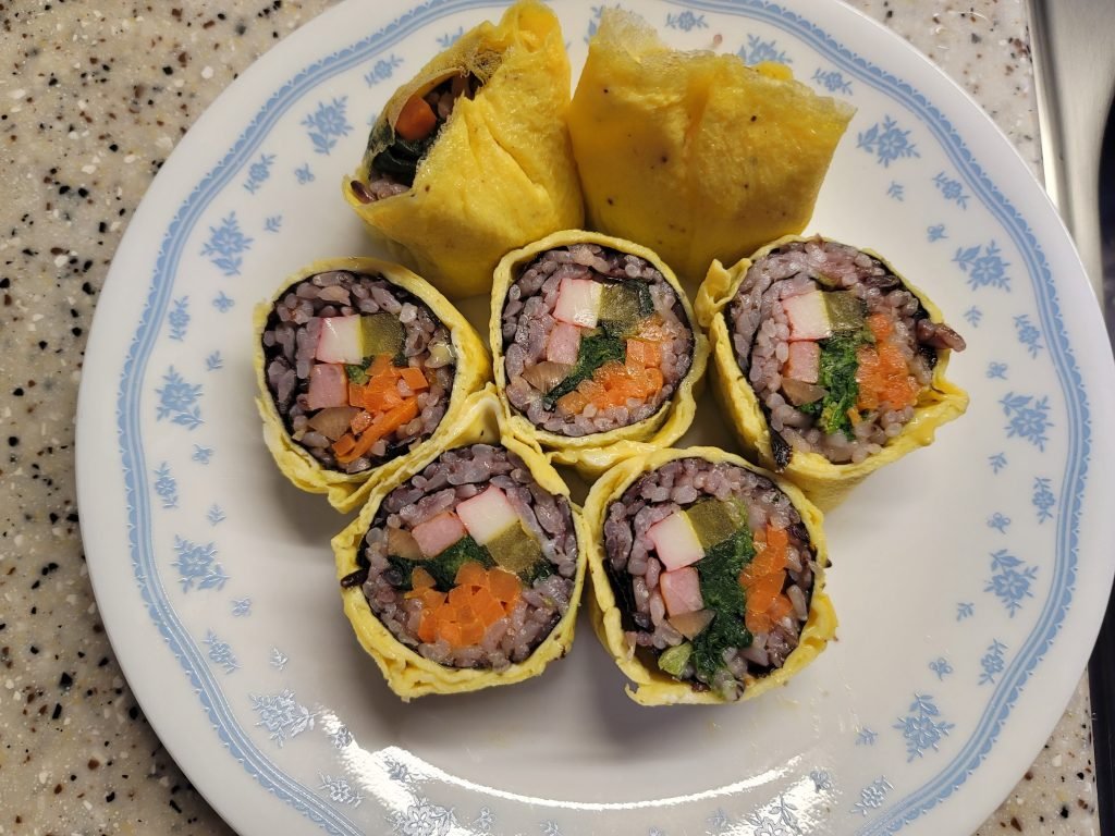 계란말이김밥 레시피 김밥말이 남은김밥요리 만드는 방법_4