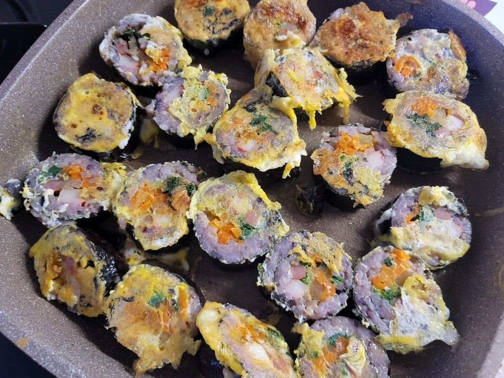 김밥전 남은 김밥요리 만드는방법 간단요리_3
