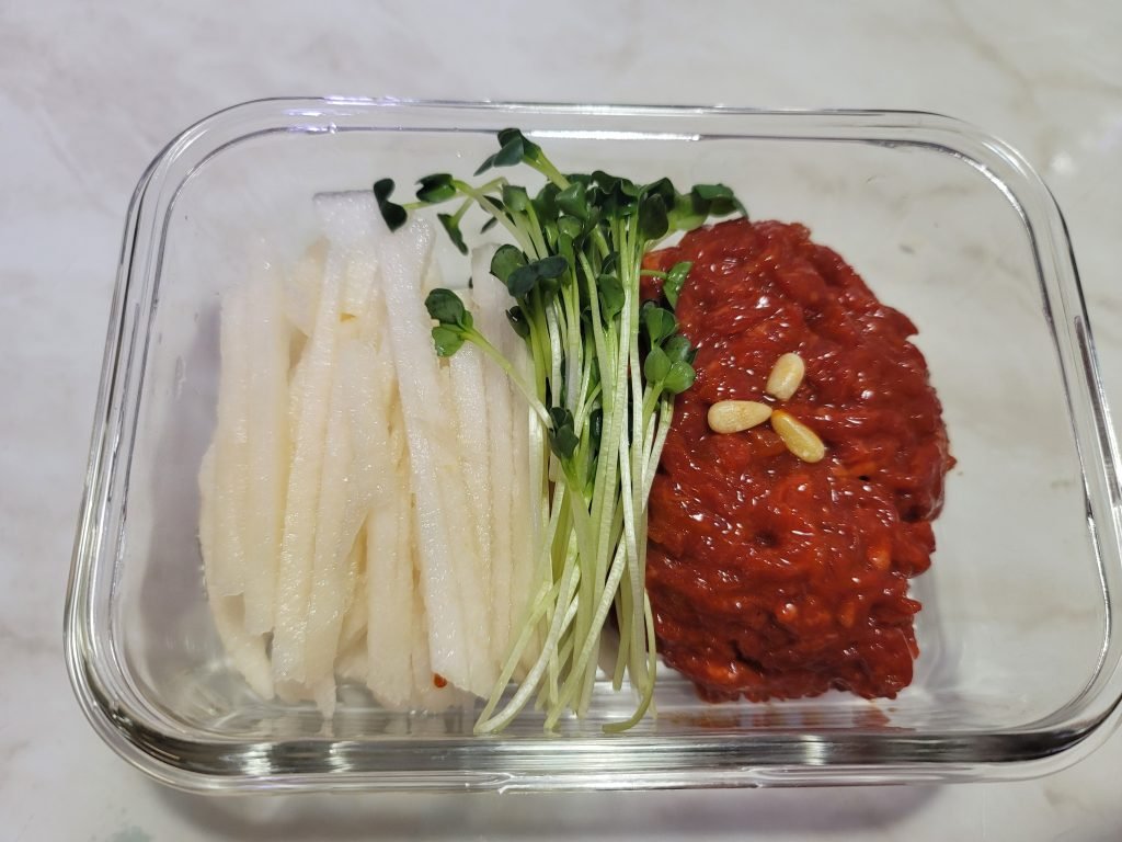 소고기육회 레시피 육회무침 육회고추장양념 간장양념 만드는방법_7