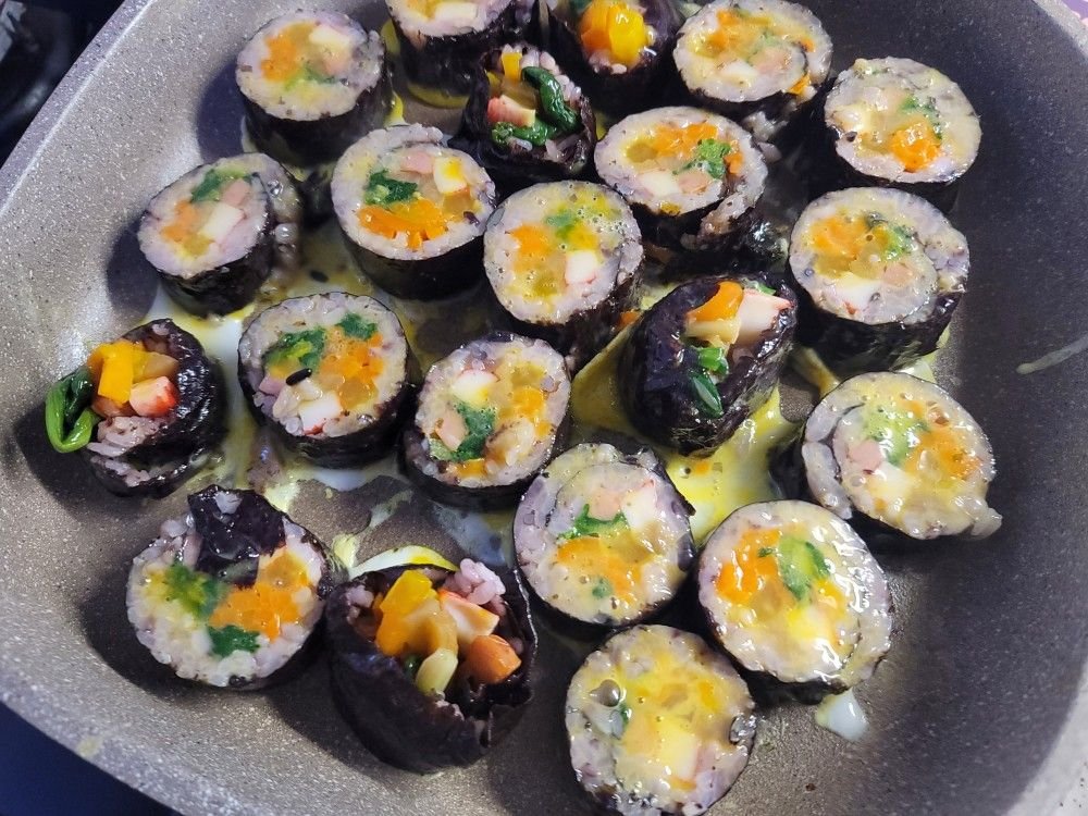 김밥전 남은 김밥요리 만드는방법 간단요리_2