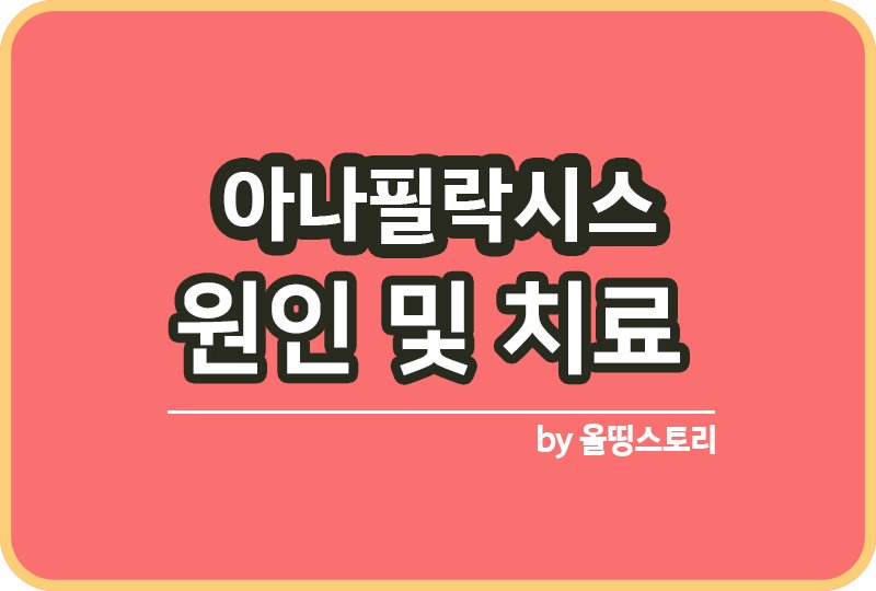 아나필락시스 증상 원인 치료방법 아나필락시스예방_썸네일